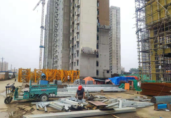 安徽界首目前最大的装配式建筑工程项目施工进展顺利