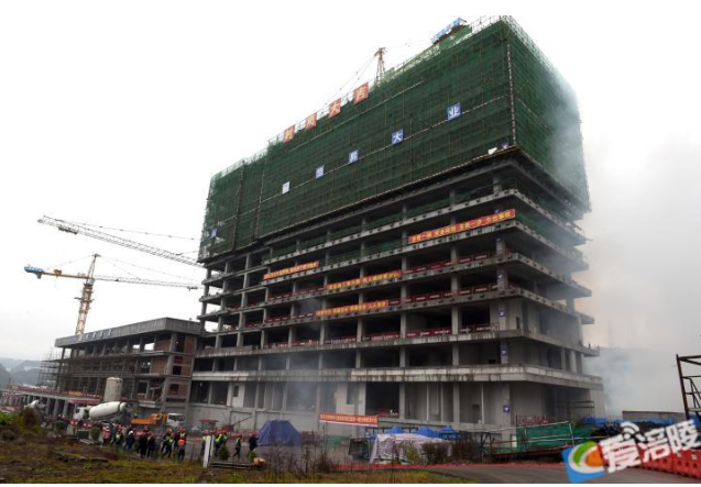装配率66.5%！重庆市首个装配式医院项目主体封顶