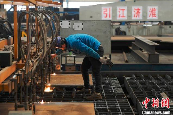 安徽：引江济淮钢结构工程复工 确保重点工程进度