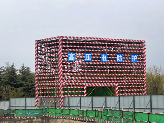 高压电防护塔吊防攀爬环场喷淋进出车辆冲洗