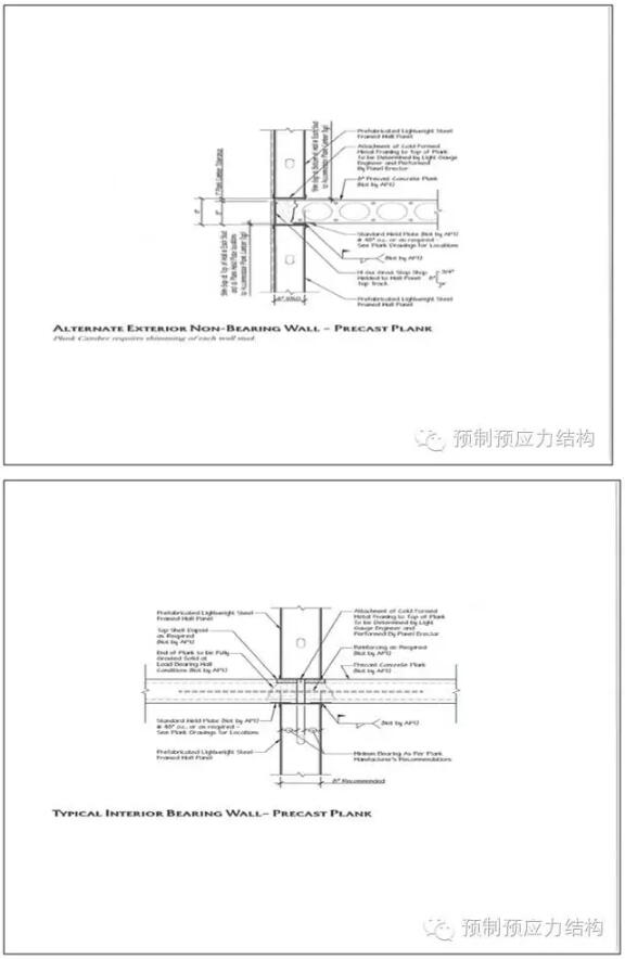 德林:预制混凝土应用与实践 (三)——轻钢龙骨承重墙加预应力空心楼板