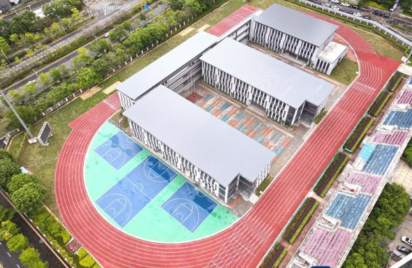 100％装配式建造，深圳市体育运动学校过渡校区42天完工