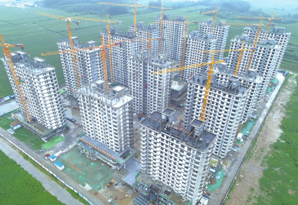 济南首个装配式租赁住房项目全面封顶